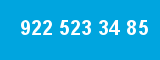 922 523 34 85 922 523 34 85